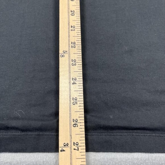 Maison Kitsuné Shirt Mens Small Black Café Kitsuné Patch Logo Cotton Tee - Picture 8 of 8